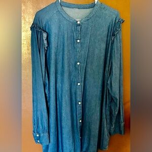 Old Navy Denim Shirt  Size 3X